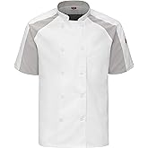Red Kap mens Airflow Raglan Chef Coat With OilblokChef's Jacket