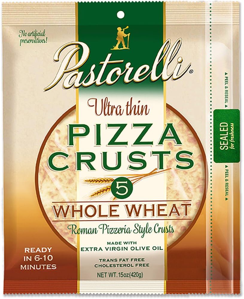 Pastorelli Ultra Thin Pizza Crusts Whole Wheat (personal)