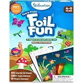 Skillmatics Foil Fun Bugs &amp; Butterflies, Foil Art, Gift for Boys &amp; Girls | Travel Toys, Sticker Activity Kit, Fine Motor Skills, DIY Mess-Free Art, Screen-Free, Gifts for Kids Ages 4, 5, 6, 7, 8, 9