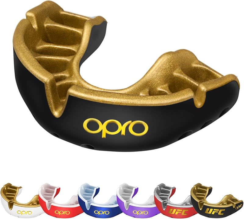 Opro Gold Level Mouthguard Premium Fit Gum Shield Adult Kids Boxing MMA