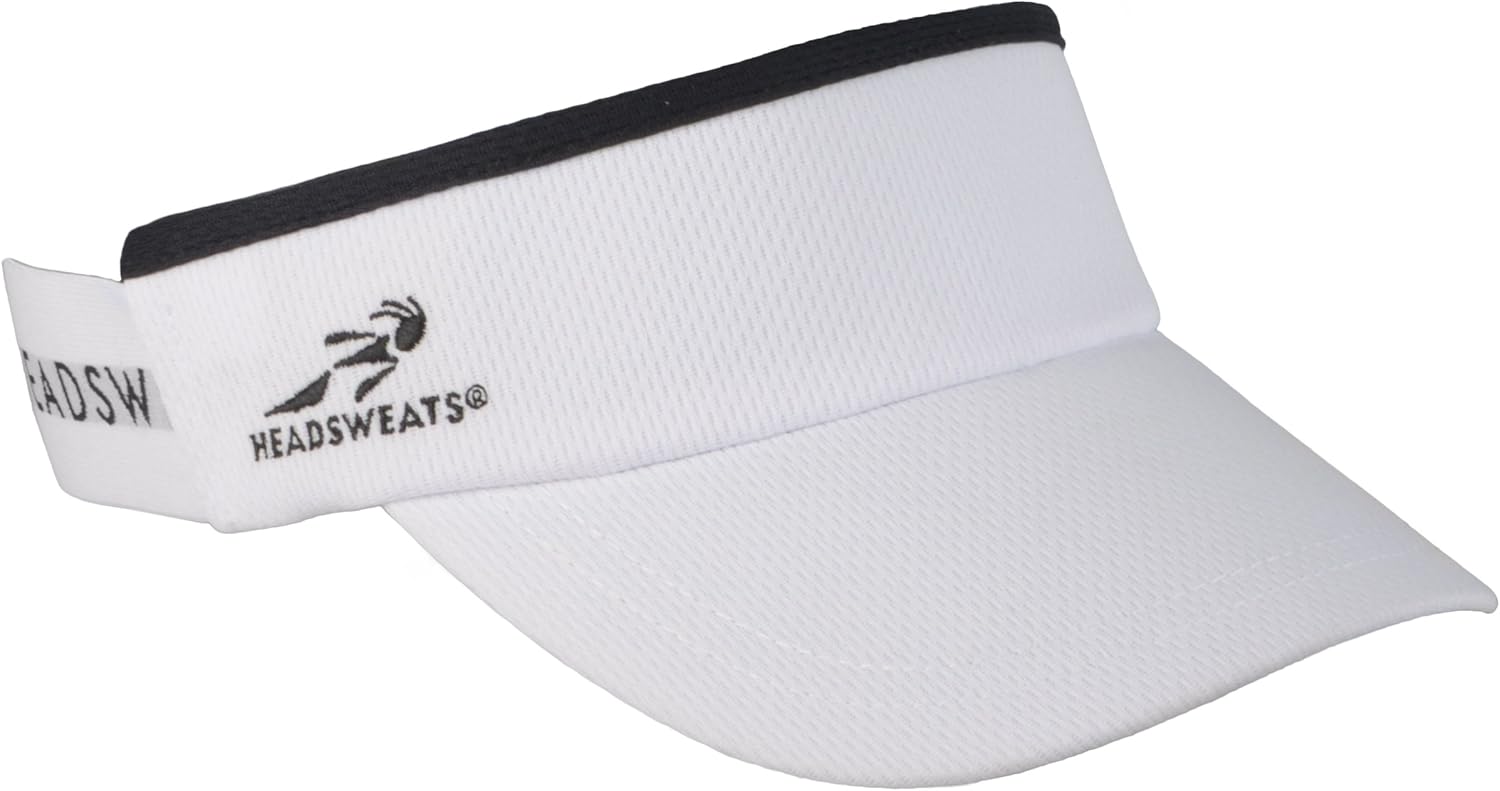 Headsweats Supervisor Sun/Race/Running/Outdoor Sports Visor, Black, One Size: Clothing