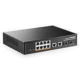 MokerLink 12 Port Gigabit Ethernet Switch, 8 GE