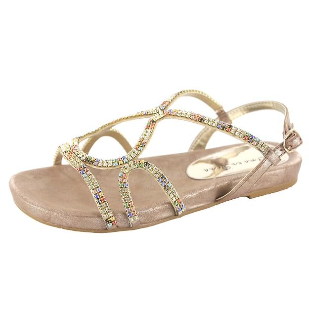 Alma en Pena Damen Sandaletten Sandalette 17323-1 Bronze Gold 167913