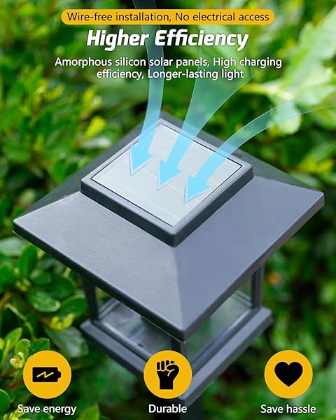 16-PACK SOLAR LIGHTS OUTDOOR (EXTRA-BRIGHT & AUTO ON/OFF), SOLAR POWERED GARDEN LIGHTS, OUTDOOR WATERPROOF SOLAR PATHWAY LIGHTS FOR PATIO, PATH, YARD, LANDSCAPE, DRIVEWAY, WALKWAY DECOR (WARM WHITE)