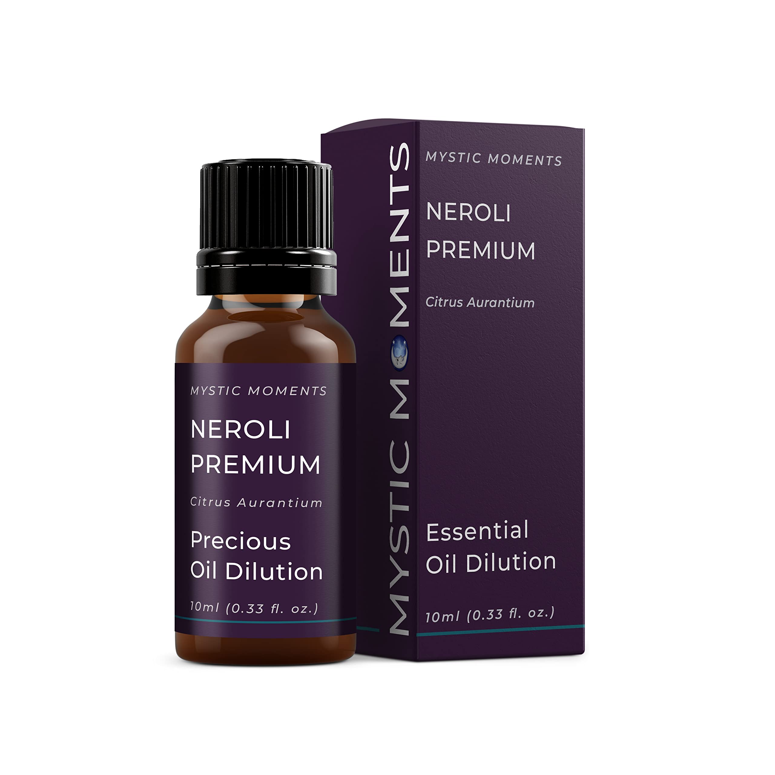 Mystic Moments | Neroli Premium Essential Oil Dilution | 10ml | 3% in Jojoba Oil | Citrus aurantium | Aromatherapy & Skincare