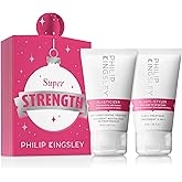 PHILIP KINGSLEY Retro Christmas Collection Super Strength Stocking Filler - Includes Elasticizer Deep-Conditioning Hair Mask Treatment and Elasti-Styler 5-in-1 Pre-Styling Serum