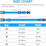Joytale Reflective Dog Collar Neoprene Padded Nylon Small Skyblue S view 6