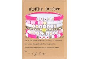 AITUNAN TS Inspired Bracelet Lover Fearless Reputation 1989 Eras Outfits Friendship Multilayer Bracelets