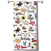 JNIAP Texas Kitchen Towels Texas Dish Towel Texas Tea Towel Texas Kitchen Decor (Texa KT)