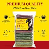 Howlers Assorted Munchy Sticks 12.5cm Pack of 100 - Natural Rawhide Chews view 5