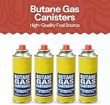 MASTER BRAND Butane Gas Bottles Canisters Pack 28 Camping Heater Cooker BBQ view 3