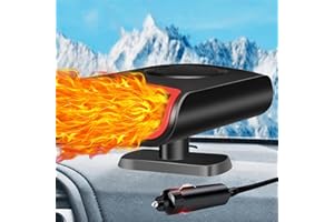 Numhosai Car Heater - Portable Car Heater 12V Car Heater That Plugs Into Cigarette Lighter, Car Heater Windshield Defroster Demister, Auto Defogger 360° Rotatable Heater