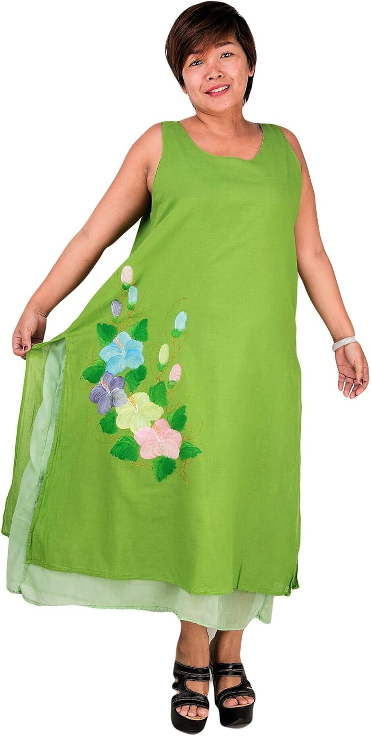 plus size cotton maxi dresses