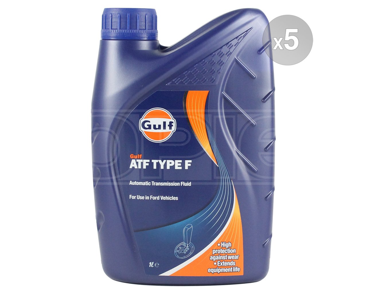 Gulf ATF type F transmission and power steering fluid - 5 x 1 Litre:  Amazon.co.uk: Car & Motorbike