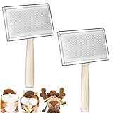 Tessco for you 2 Pcs Wool Carders, Hand Carders for
