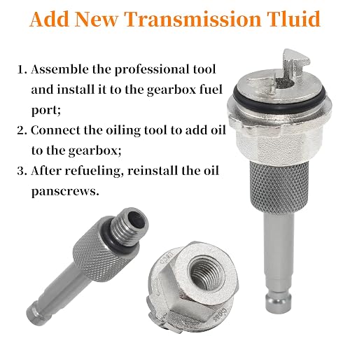 ZKTOOL ATF109 Kit Remplissage Huile Transmission Mercedes 725.0 9G-Tronic - 6 Pièces ZKTOOL - ATF109 Outils Transmission Mercedes