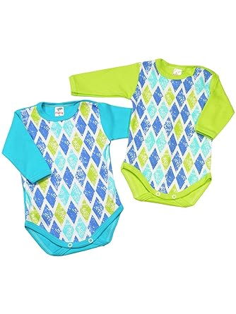 Klekle Baby Jungen Langarm Body (2er Set) 22797