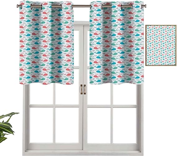 Hiiiman Cortinas opacas con aislamiento térmico para decoración del