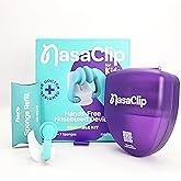 NasaClip Nosebleed Rescue for Kids 2-13 – Hands-Free Nasal Relief, Stop a Nosebleed Fast – ER Doctor Designed for Healthcare Pro, Sports or Home Use – 1 Reusable Device with 7 Sponges & Case