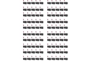 Kikolufy 100 Pcs Mini Micro-Limit Switch Roller Lever Arm SPDT Snap Action LOT