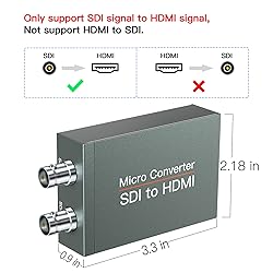 SDI to HDMI Converter with SDI Loop Out, 1080p