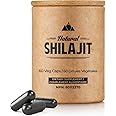 NATURAL SHILAJIT Capsules (1-2 Months Supply) - 60 Count - Shilajit for Men & Women with Fulvic Acid & Trace Minerals, Plant Based Nutrients for Energy, Immune Support & Vitality