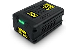 ShunTongDa New Upgraded 60V 6.0Ah Batteries Compatible with Greenworks 60V Battery LB60A03 LB60A02 LB60A00 Replacement for 75