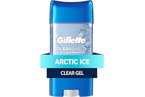 Gillette Antiperspirant and Deodorant for Men, Clear Gel, Arctic Ice, 108g