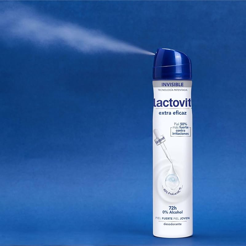 Lactovit - desodorizante extra eficaz com microcápsulas protect, 0% álcool, anti-irritação e eficácia 48h — foto 4 de 7