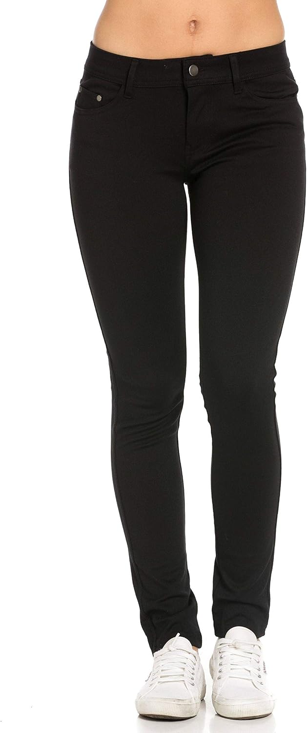 skinny khaki school pants