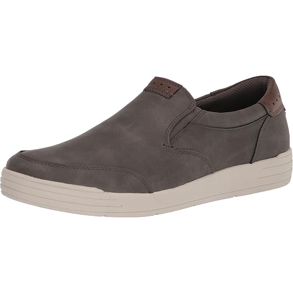 Nunn Bush Kore Men Sz 10M Charcoal/Gray City Pass Moccasin Toe Slip-On Shoes 85119-031.jpg main image 3