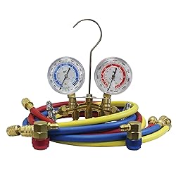 Mastercool 66661 2-Way Brass Manifold Gauge Set