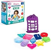 Educational Insights Shapes Beanbags, Learn Shapes, Toddler Learning Toy, Preschool Classroom Must Haves, Set of 10 Bean Bags