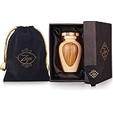 ZIYA Wooden Cremation Small Urns for Human Ashes Keepsake Adult Male Female - Mini Urn for Ashes for Women Men Child Decorative Memorial Funeral Urns for Ashes Pet Cat Dog with Gift Box, Bag & Funnel
