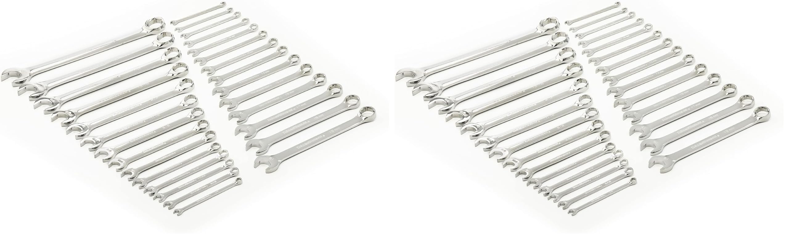 GEARWRENCH 28 Piece Combination Wrench Set, 6 Point, SAE & Metric, 81923 (Pack of 2) Image