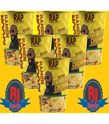 Amazon.com: Rap`Snacks Ramen Noodles 2.25 oz (Curated by RJ Snacks