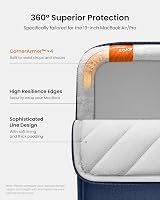 tomtoc 13 inch Laptop Sleeve 360° Protection Water-Resistant Set with Accessory view 5