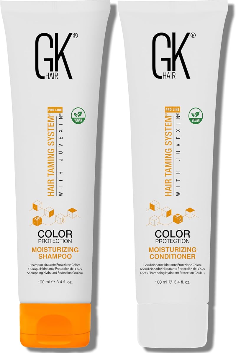 GK Hair Sulphate Free Moisturizing Shampoo & Conditioner Duo 100ml Colour