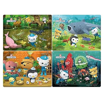 Buy Octonauts 4 In A Box Puzzles Handbag Case Puzzle 15 Online At Low Prices In India Amazon In