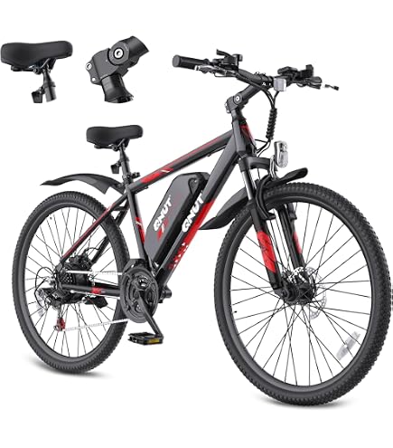 VARUN 26" 48V 750W Electric Mountain Bike For Adults | 21-Speed Commuter Ebike With 50mi Range