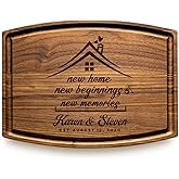 Personalized Cutting Board – Custom Engraved Wood Charcuterie Boards for Kitchen, Housewarming Gifts, and New Home Purchase Gifts – Customized Gift for New Homeowners