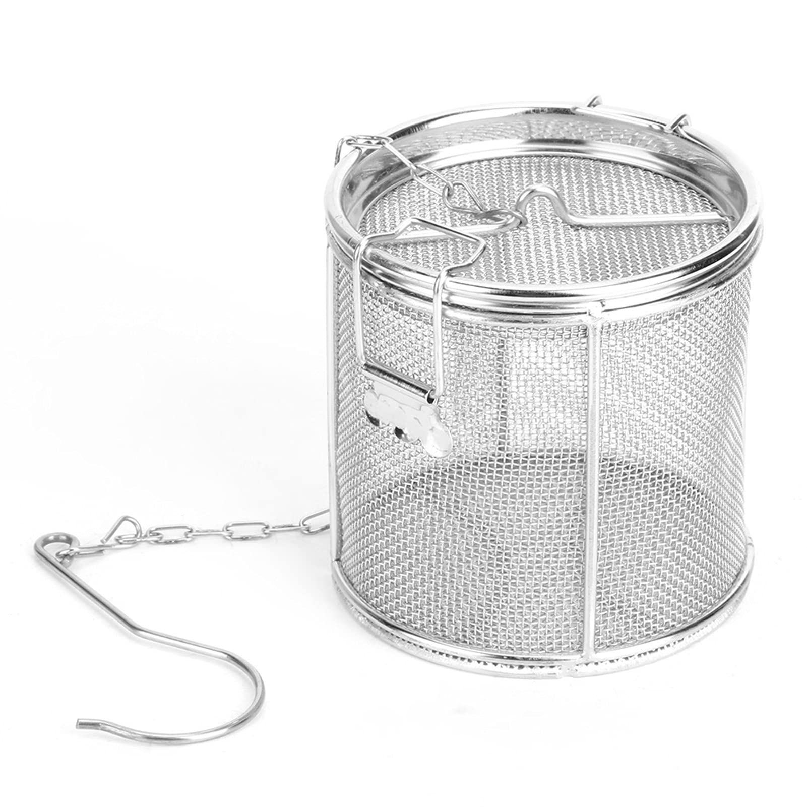Stainless Steel Tea Ball Strainer Soup Seasonings Spice Separated Basket Filter(10*10cm)