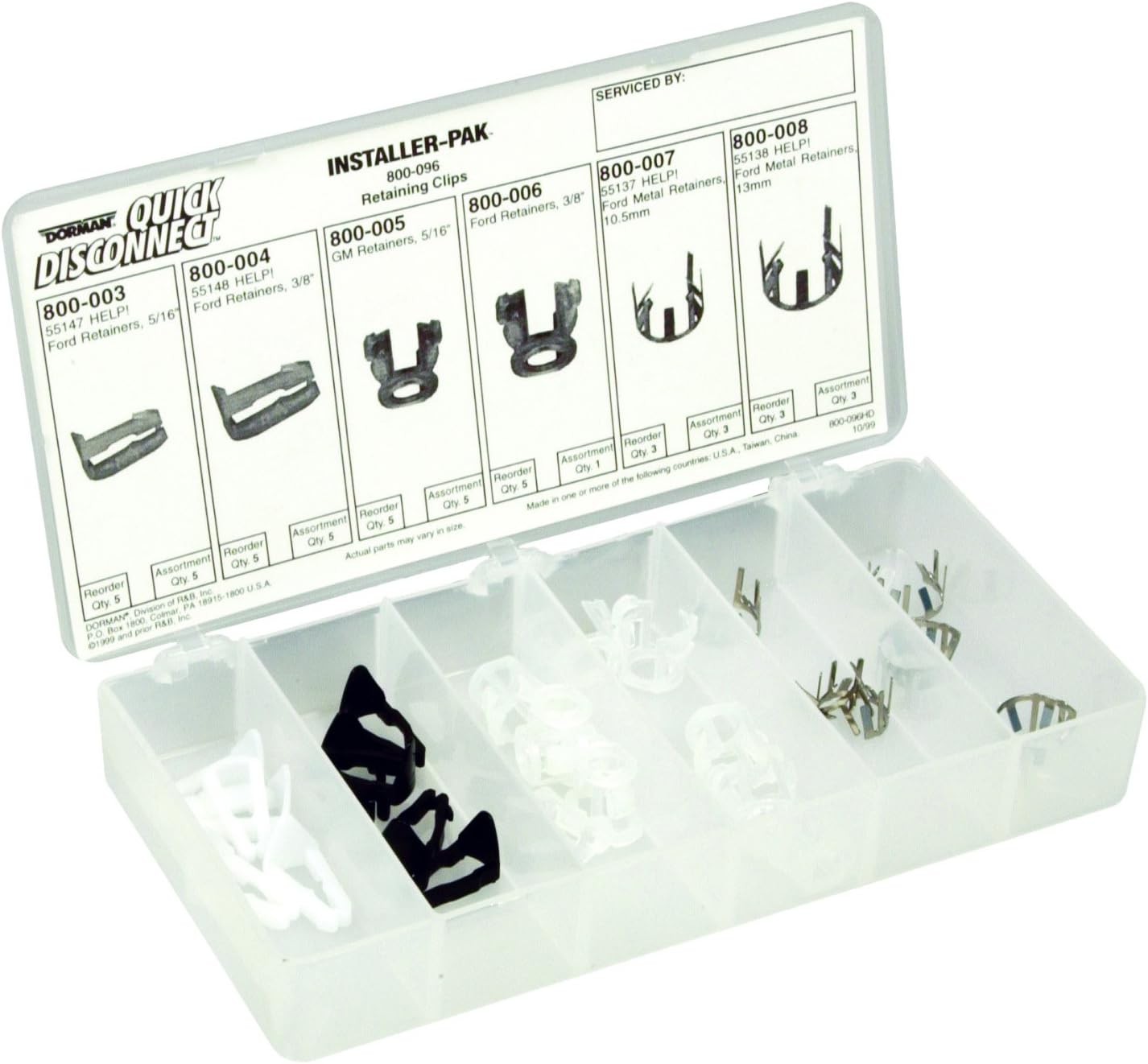 Dorman 800008 Retaining Clip Ford Hoses Automotive