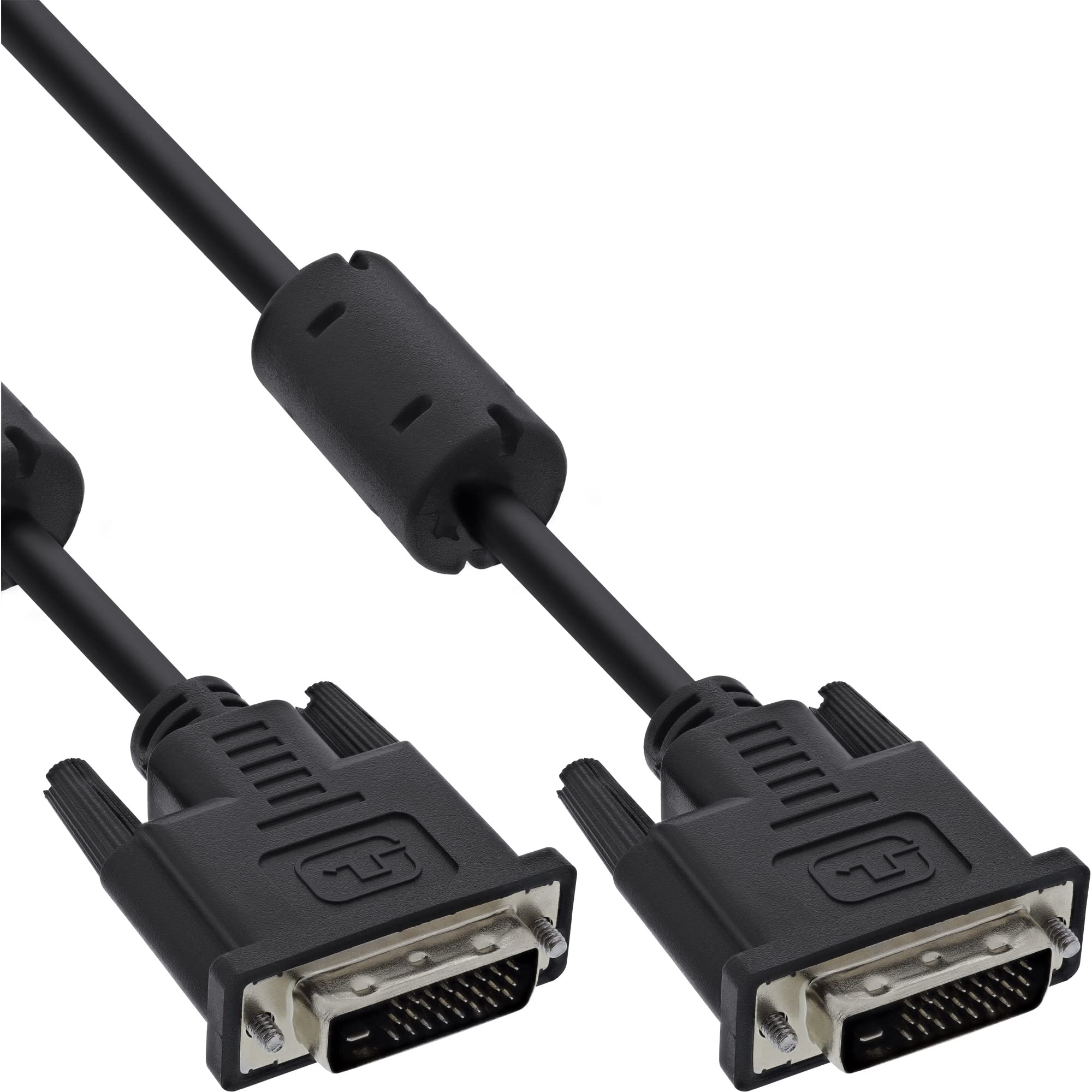 InLine® 3m 24+1 Male to Male Dual Link DVI-D Cable with 2 Ferrite Cores