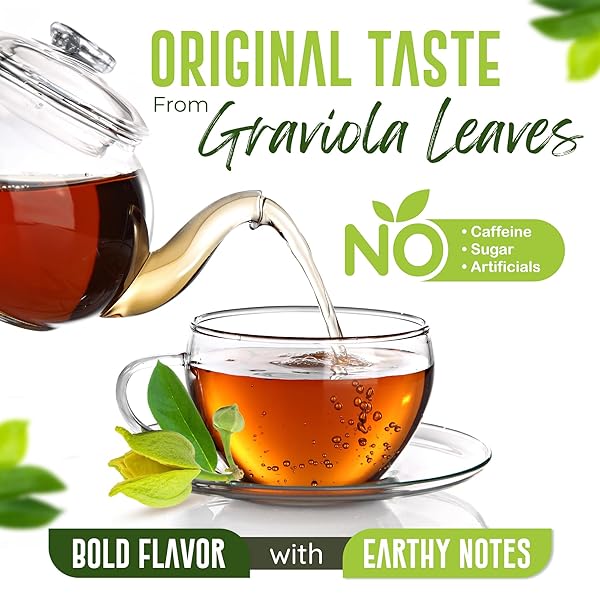 SOURSOP GRAVIOLA DRIED LEAVES TEA, 250+ GUANABANA LEAVES, NO GLUTEN, WILDCRAFTED, HOJA GUANABANA, LOOSE LEAF HERBAL TEA, PRECUT, RELAXING, GOOD SLEEP