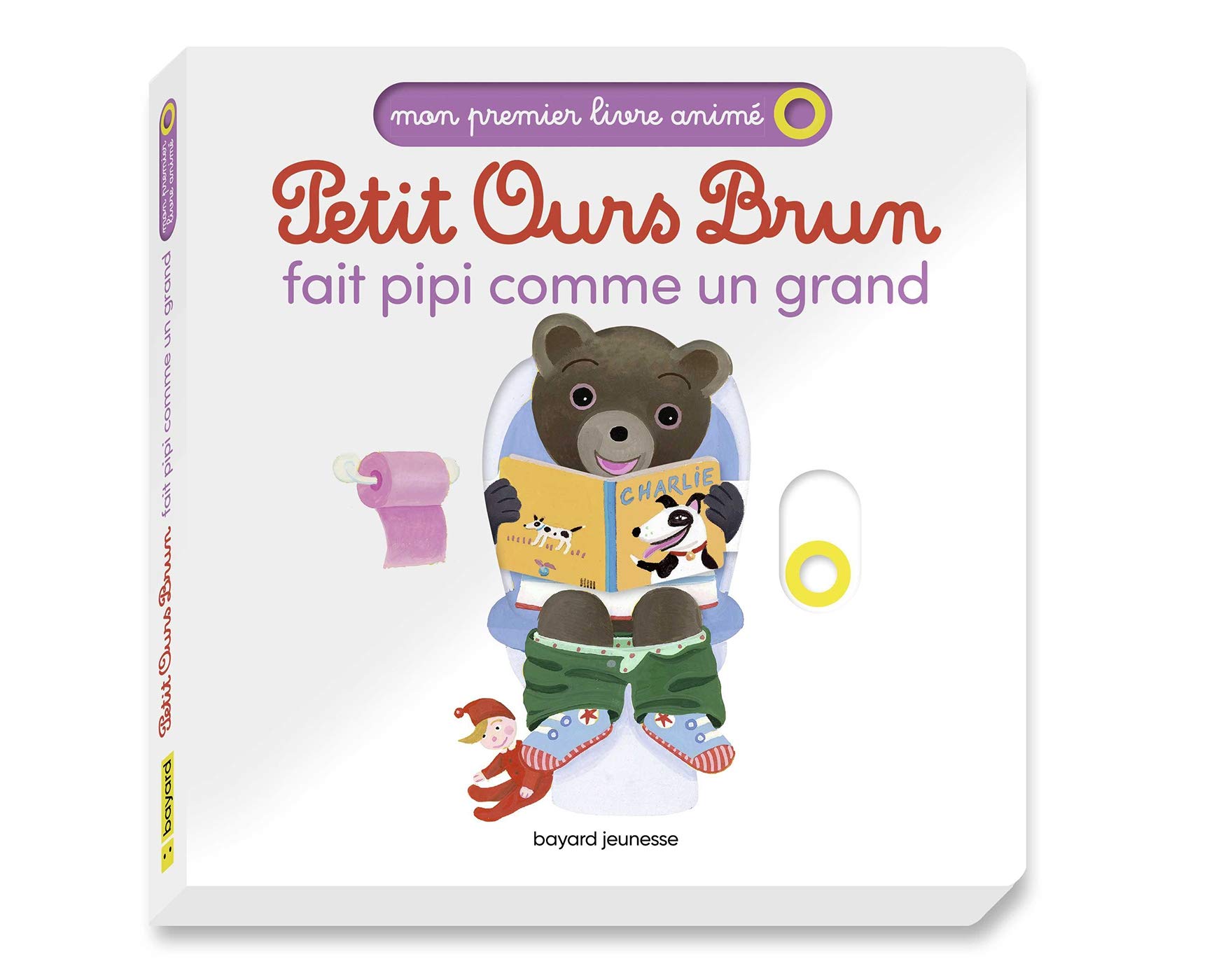 couverture de : Petit ours brun fait pipi comme un grand