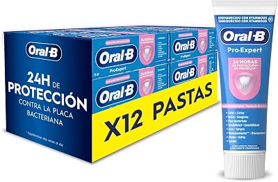 Dentífrico Pro-Expert Sensibilidad y Blanqueamiento, Pack 12x75 ml