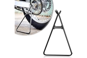 PSLER Triangle Stand 80-500cc, A Stand Motorcycle Triangle Stand for Dirt Bike, Motocross, Enduro, Black