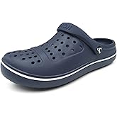 Amoji Unisex Clogs Garden Shoes Slip On Sandals CL8818