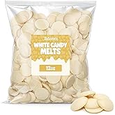 White Candy Melting Wafers for Baking, Dipping & Decorating, 12 oz | White Candy Melting Wafers for Cake Pops, Pretzels, Cook